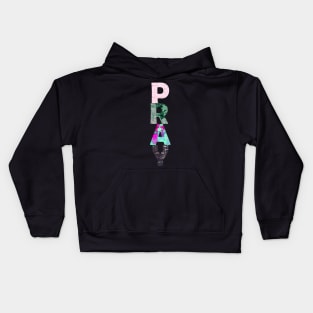 Pray Powerful Affirmation Kids Hoodie